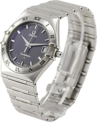 Omega Pre-owned Watches, male, Gray, Size: ONE SIZE Pre-owned Constellation 95 Quartz Watch