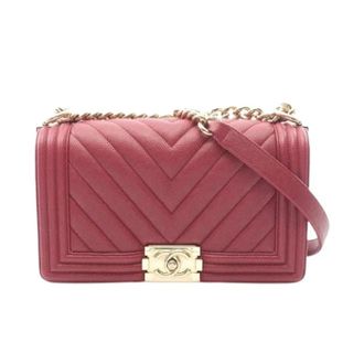 Chanel Pre-owned Handbag - Dames - Pre-owned - Rood - Maat: ONE Size Leer