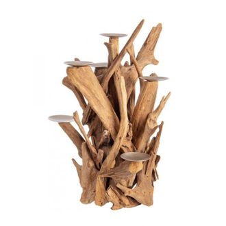 BIZZOTTO Bizzotto - Candelabro 7 fuochi izara nat h 70cm -&Oslash;40 x h 70cm