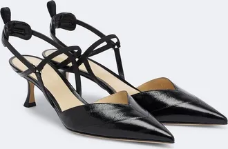 Fendi Very Colibr&igrave; leather slingback pumps