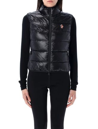 Moncler Padded Zip-Up Jersey Gilet