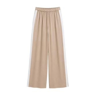 Elisabetta Franchi Mujer, Pantalones, Beige, Talla: S