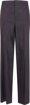 Tagliatore Adima Broek - Dames - Straight fit broeken - Bruin - M - Linnen - Broeken