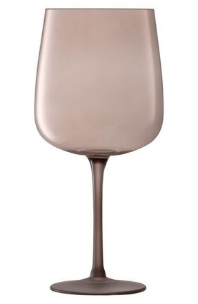 LSA Arc Contrast Set of 4 Wine Glasses in Earth at Nordstrom