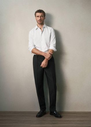 Mango Camicia 100% cotone righe slim-fit grigio - Uomo - XL - MANGO MAN