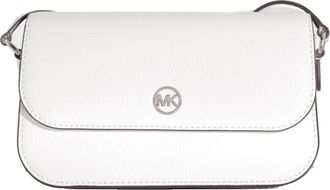 Michael Kors White Leather Crossbody Womens Bag