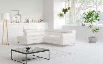 Cotta Ecksofa »Sammy L-Form« mit Kopfteilverstellung, wahlweise mit Bettfunktion & Bettkasten