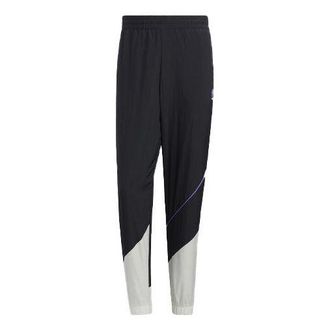 adidas Mens adidas neo Contrasting Colors Elastic Waistband Casual Sports Pants/Trousers/Joggers Black HH7688