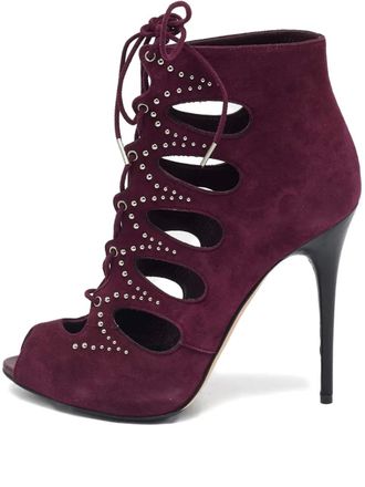 Alexander McQueen Stivali con borchie 115mm - Viola