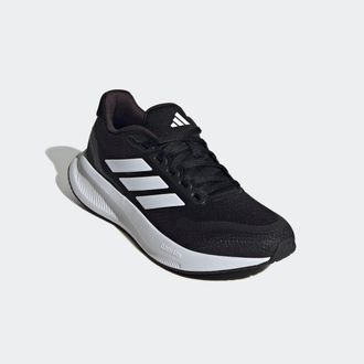 adidas Laufschuh ADIDAS PERFORMANCE RUNFALCON 5, Damen, Gr. 38,5, schwarz-weiss (core schwarz, cloud wei&szlig;, core schwarz), Synthetik, Textil, Schuhe Laufschuh