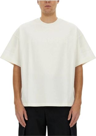 Jil Sander T-Shirt CN SS - Heren - T-shirts - Wit - XL - Tops