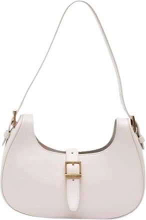 Saint Laurent Pre-owned Shoulder Bags, female, White, Size: ONE SIZE Pre-owned Leather Shoulder Bag