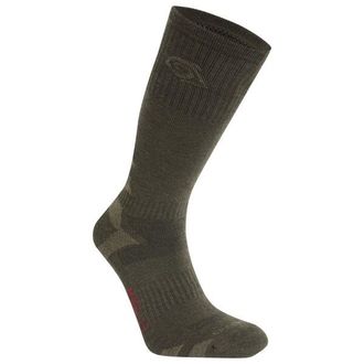 Craghoppers Nosilife Adventure Woll Socken Wandersocken - Unisex | oliv