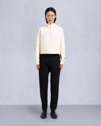 Moose Knuckles Womens Mixmedia Pullover Hoodie