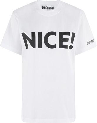 Moschino T-shirt With Embroidered Logo