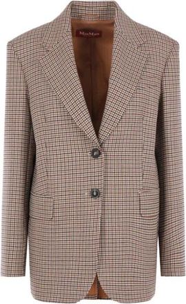 Max Mara Salice Blazer - Dames - Blazers - Veelkleurig - S - Wol - Jassen