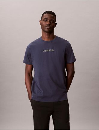 Calvin Klein Mens Calvin Klein Logo Sleep T-Shirt - Navy - XL