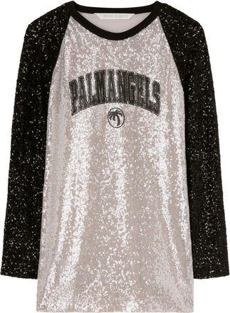 Palm Angels College Palm mini dress - Grey