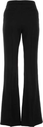 Givenchy Flared Cotton Trousers - Black