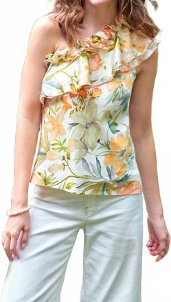 Finley Kate Botanical Top In Natural