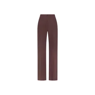 Seventy Straight Trousers, female, Brown, Size: S Straight Trousers