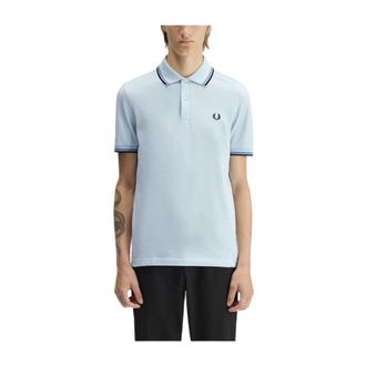 Fred Perry Polo Shirts, male, Blue, Size: 2XL Polo Shirt