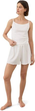 Pact Organic Cotton Pointelle Cami in White at Nordstrom, Size Xx-Large