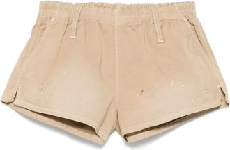 Maison Margiela Shorts con stampa - Toni neutri