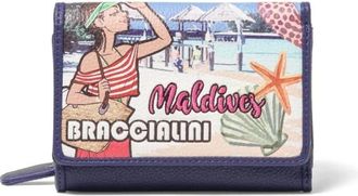 Braccialini Vintage Ansichtkaart Portemonnee - Dames - Portefeuilles - Veelkleurig - ONE Size - Accessoires