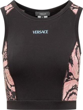 Versace Top Sportbeha - Dames - Tops zonder mouwen - Zwart - S - Tops