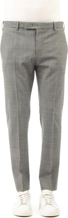 Pantaloni Torino Prince of Wales Wool Trousers Fit Ten