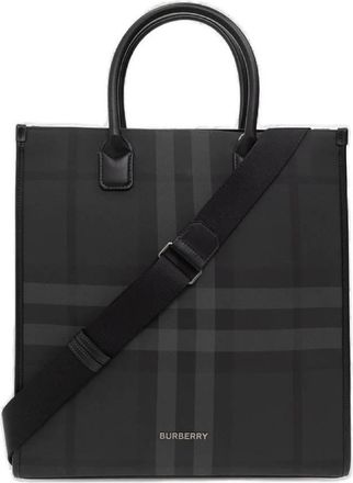 Burberry Charcoal Mens Denny Slim Shopper Bag