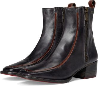 Bed St&uuml; Bed Stu Bitsy Boots Womens Black Square Toe Ankle Bootie ZOGG3688
