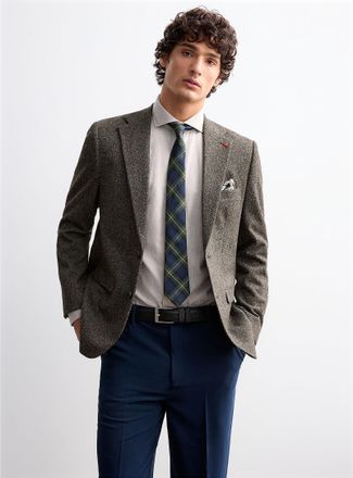 Soul of London Mens Donegal herringbone jacket