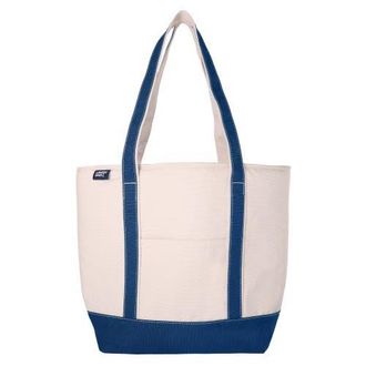 Lands End Insulated Tote Bag with Zip Closure, Large Cooler Bag for Travel, Pool, and Park in Navy at Nordstrom