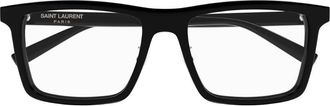 Saint Laurent Demo Rectangular Mens Eyeglasses SL 906/F 001 54