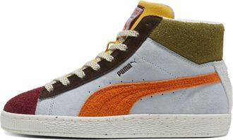 Puma (WMNS) PUMA Lemlem x Suede Mid Icy Blue Cayenne Pepper 396629-01