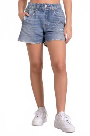 Elan Faux Denim Shorts