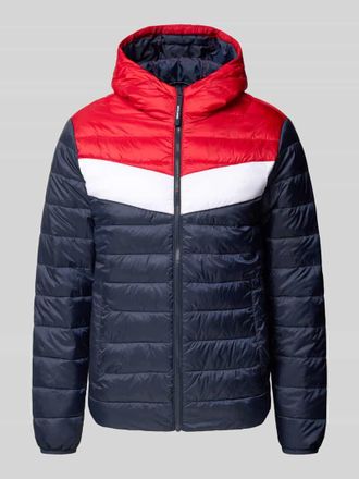 Jack & Jones Jack & Jones Steppjacke mit Rei&szlig;verschluss in Dunkelblau, Gr&ouml;&szlig;e M