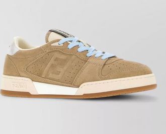 Fendi leather suede sneakers