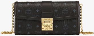 MCM Tracy Chain Wallet In Visetos