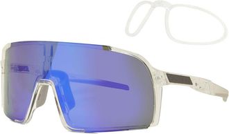 SmartBuy Collection Single Lens Full Rim TR90 Mens Prescription Sunglasses Clear Size 140 - SmartBuy Collection