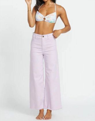 Billabong Free Fall High-Waist Pants In Amethyst Smoke
