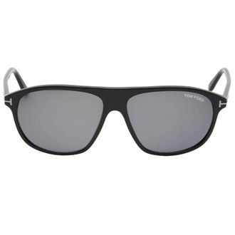 Tom Ford Mens Prescott Shiny Black Sunglasses - One Size
