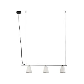 Netlighting Studio 3 Light Bar Pendant Ceiling Light Matt White