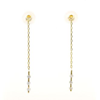 C&A Unbranded (18K) Drop Earrings (Pre-Owned)
