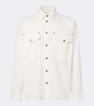 Versace Giacca camicia Medusa di jeans