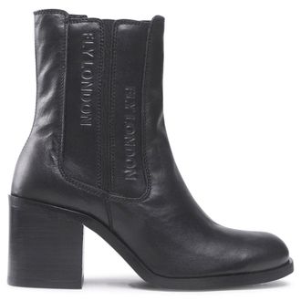 FLY London AMEL913FLY Leather Womens Ankle Boots - Black - Size:UK 8