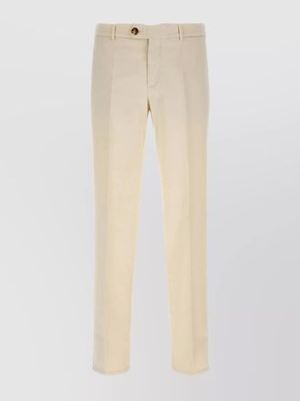 Brunello Cucinelli cotton trousers with back pockets and belt loops