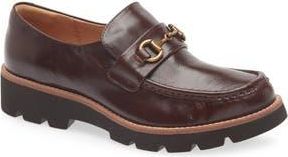 S&ouml;fft Prewitt Horsebit Loafer in Chocolate at Nordstrom Rack, Size 9.5
